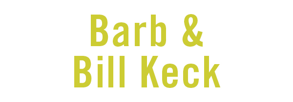 Barb and Bill Keck
